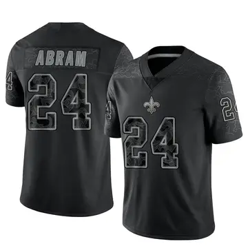 Johnathan Abram New Orleans Saints Black Jersey - All Stitched - Vgear