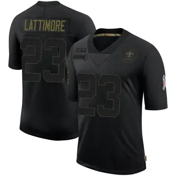 Nike New Orleans Saints Alvin Kamara Salute To Service Black Jersey Sz  Youth M