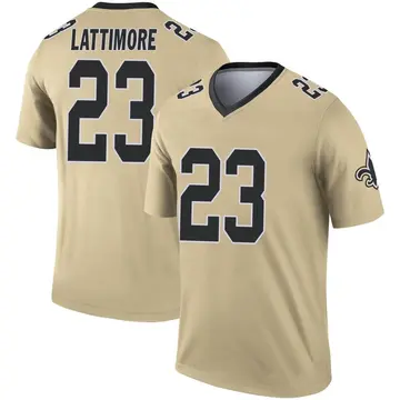 Youth Nike Marshon Lattimore Black New Orleans Saints 2018, 51% OFF