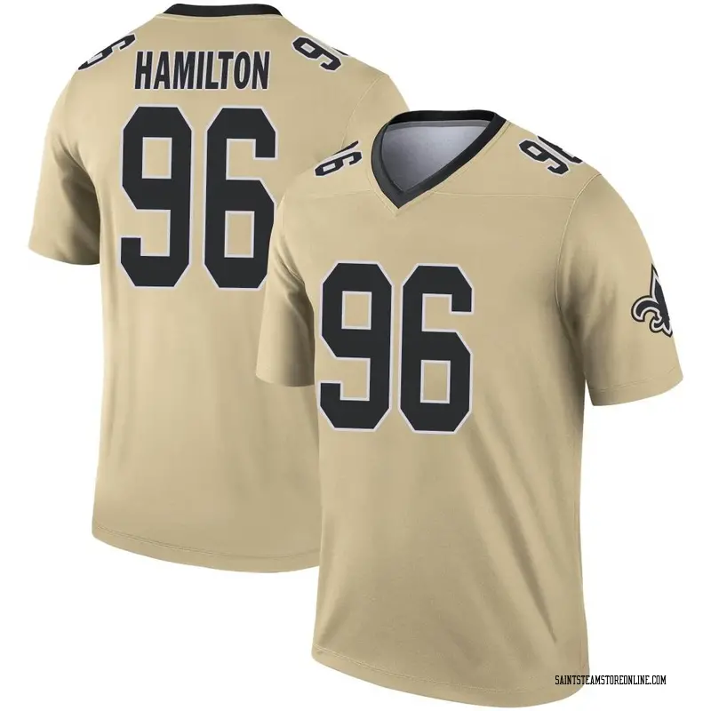 Youth New Orleans Saints Woodrow Hamilton Gold Legend Inverted Jersey ...